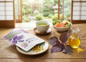 Japanese Perilla Oil Soft Capsules – Omega-3 Supplement